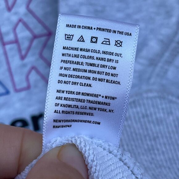 NYON  New York or nowhere sweatshirt - confetti collection XS - Picture 9 of 10